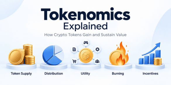 Tokenomics explained with token supply, distribution, utility, burning and incentives