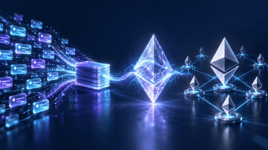 ZK rollups batch transactions and submit a validity proof to Ethereum
