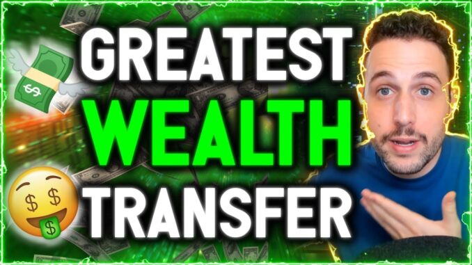 $100K BITCOIN COMING AS GREATEST WEALTH TRANSFER OF ALL TIME TAKES OFF!