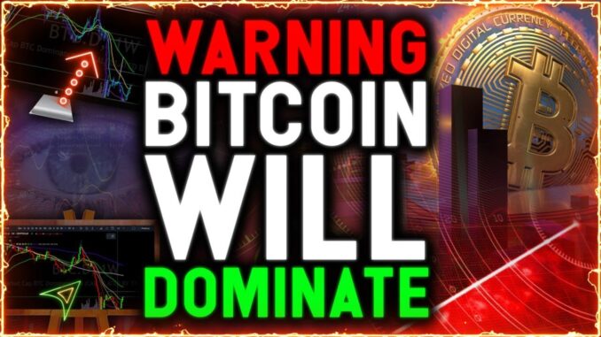 WARNING: BITCOIN ABOUT TO DELIVER WORST CRUSH TO ALTCOINS AS DOMINANCE GOES PARABOLIC