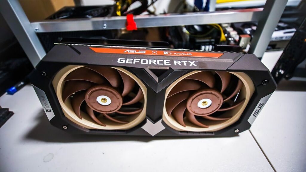 The THICKEST GPU I've ever used for mining Ethereum & more... Asus Noctua RTX 3070 LHR HASHRATES!